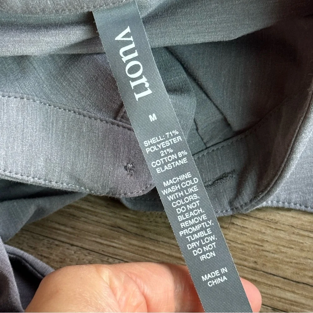 Men's Long-Sleeve Vuori Dress Shirt - Gray size M